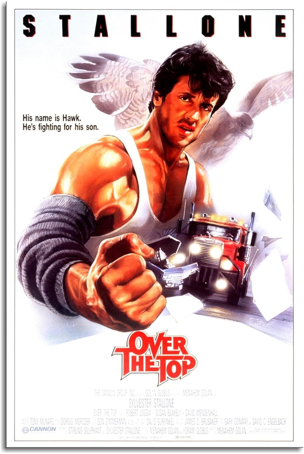 Sports Equipment Poster - Over The Top Filmplakat, klassische Film-Leinwanddrucke,