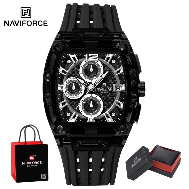 Resistance Band - NAVIFORCE Herrenuhr 5ATM Wasserdicht Quarz Chronograph