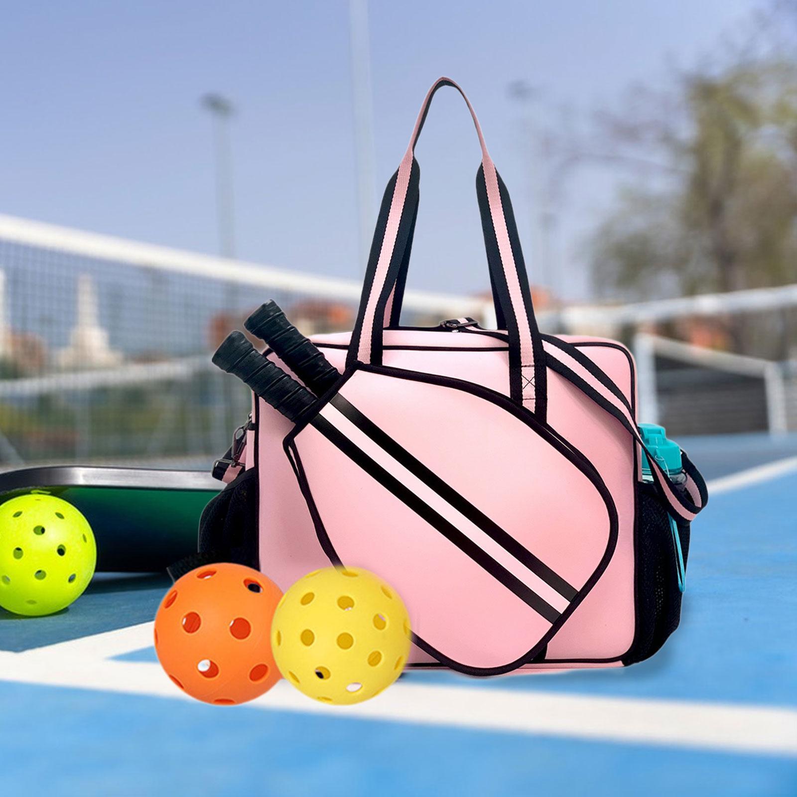 Tennis Racket - Tennis-Schlägertasche, wasserdichte Pickleball-Schultertasche für Schläger, Bälle