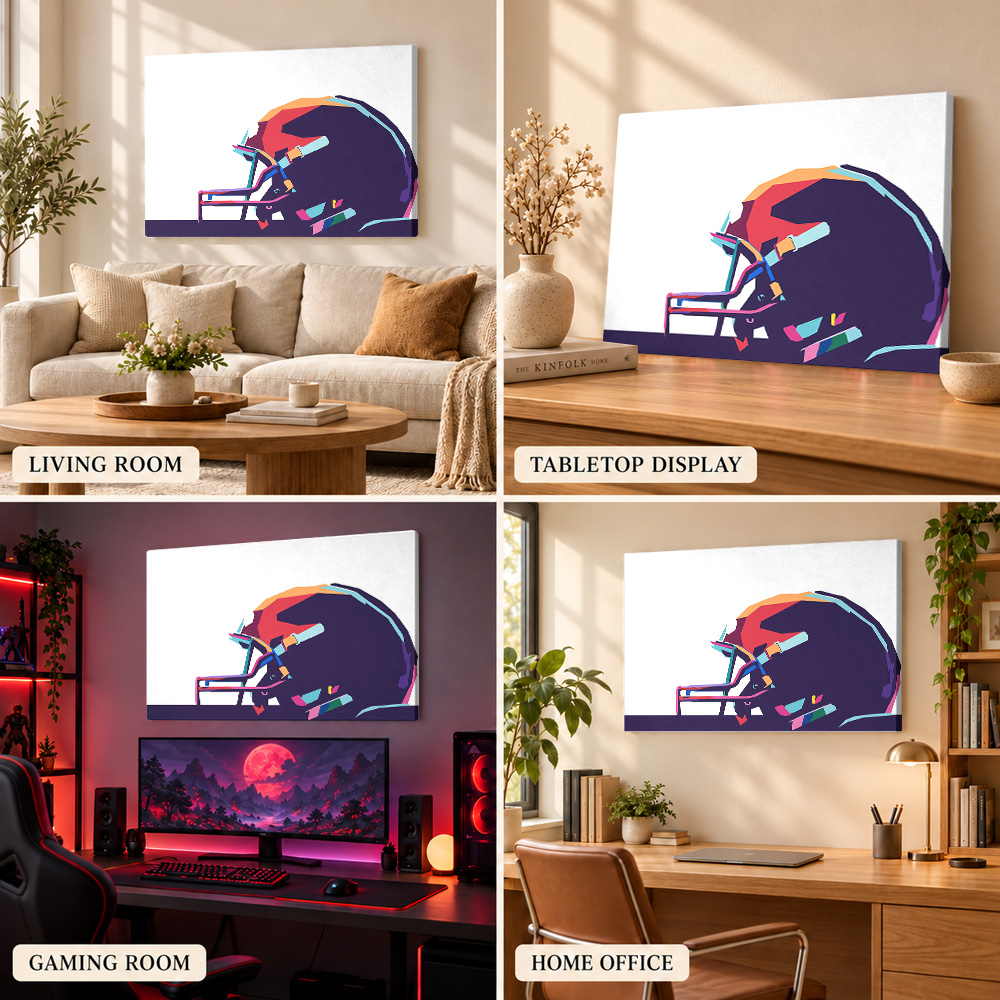 Galerie mit amerikanischen Foo – Sports Equipment Poster Bewertung und Preis
