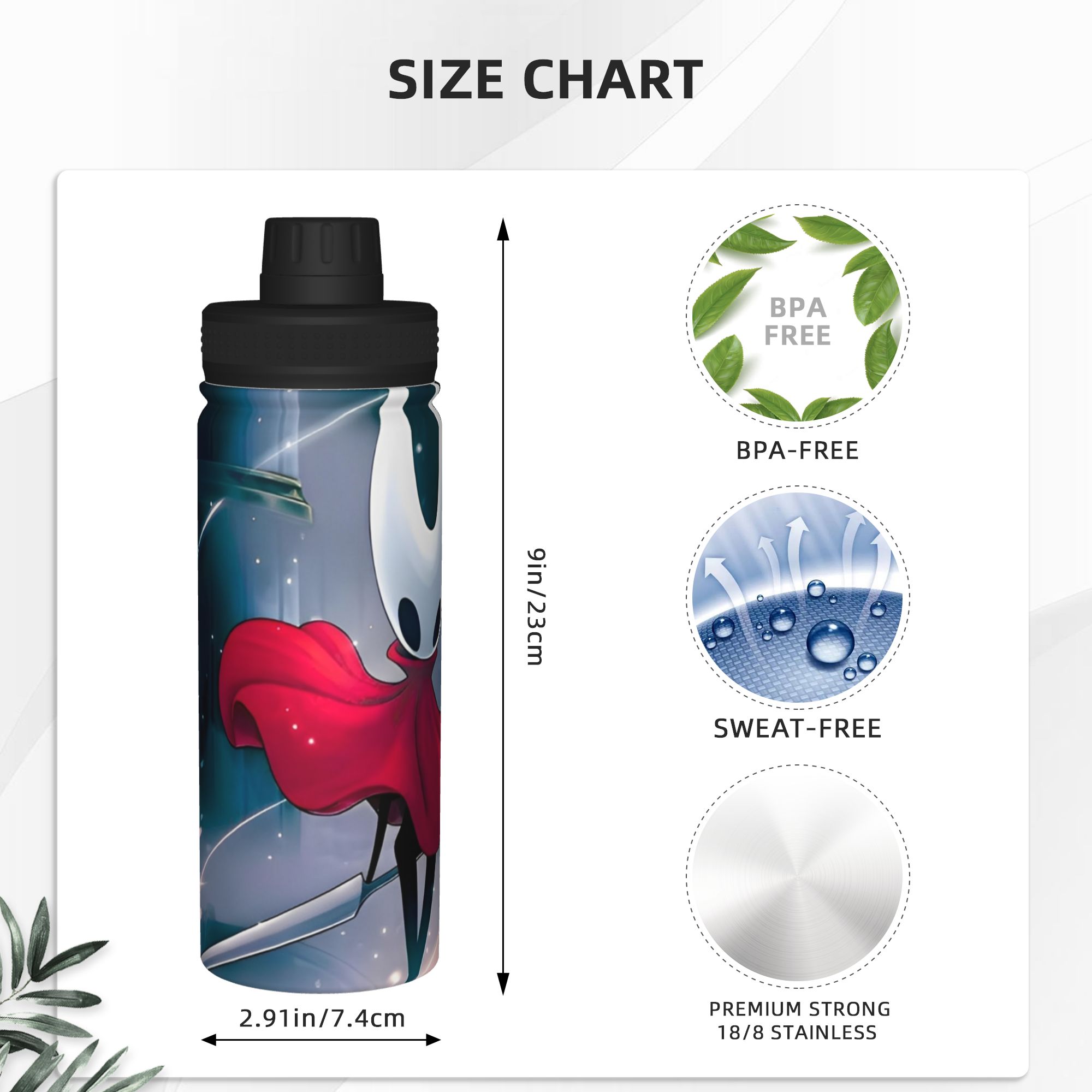 Hollow Knights Silksongs 18OZ  – Sports Water Bottle Insulated Bewertung und Preis