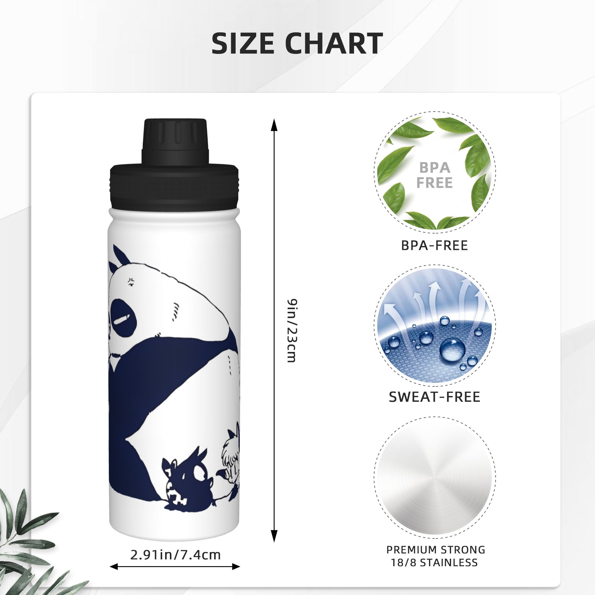 Ranma 1/2 Japanischer Anime Pa – Sports Water Bottle Insulated Bewertung und Preis