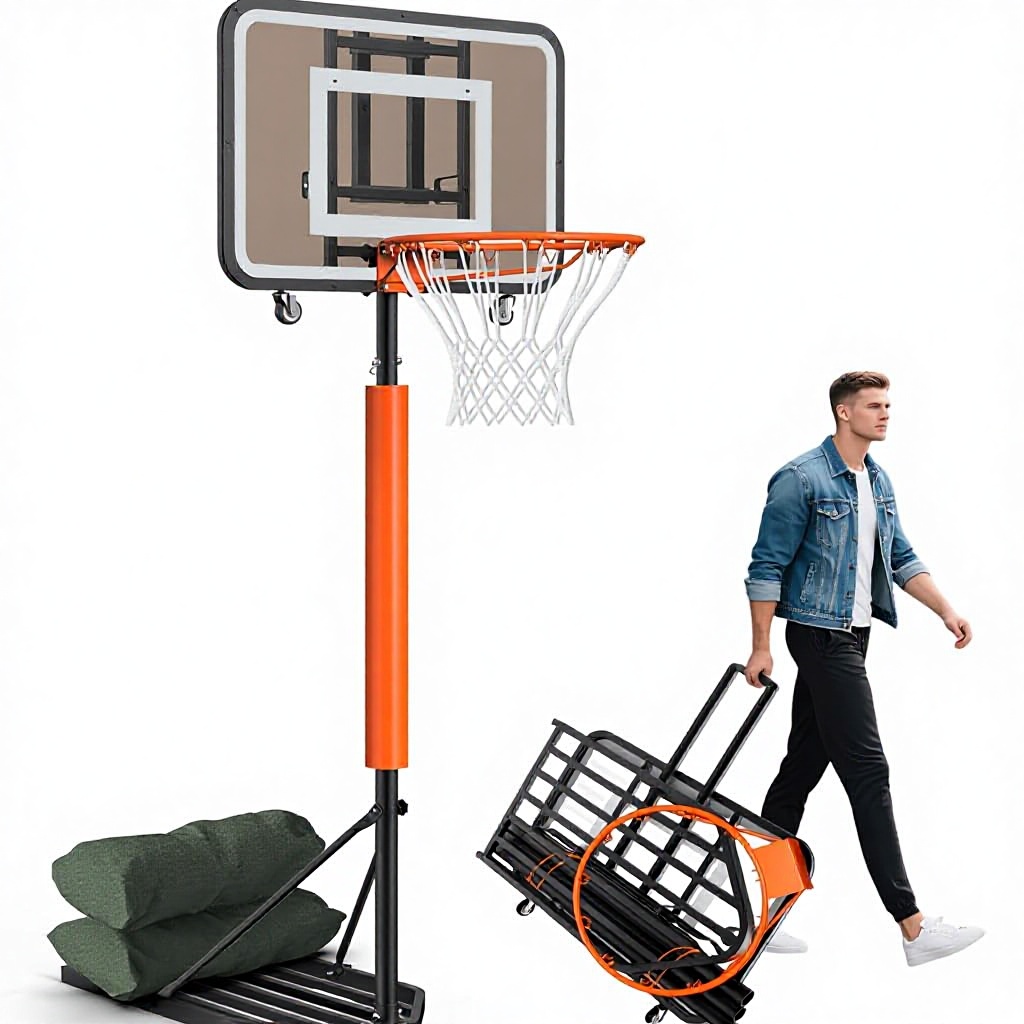 Verstellbares, tragbares Baske – Basketball Hoop Bewertung und Preis